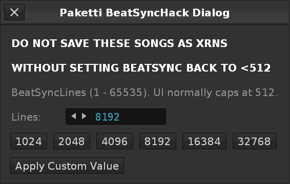 BeatSyncHack BeatSyncLines 512