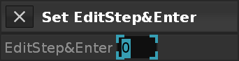 EditStep Dialog