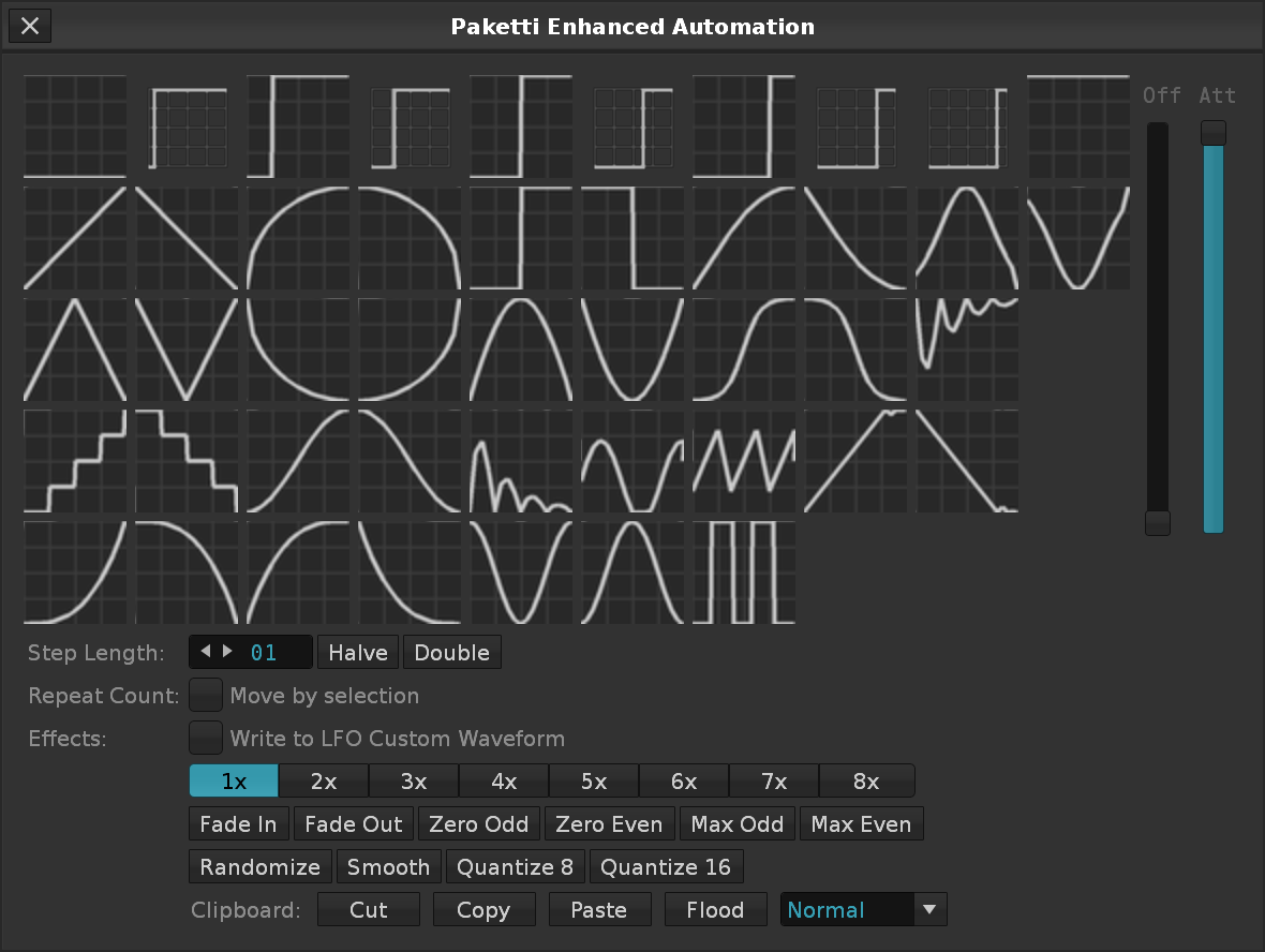 Enhanced Automation Curves