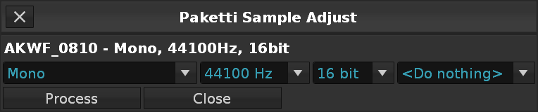Paketti Sample Adjust