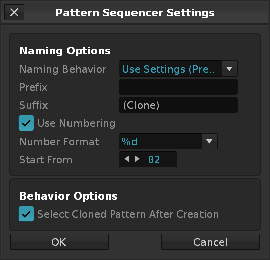 Paketti Sequencer Settings Dialog