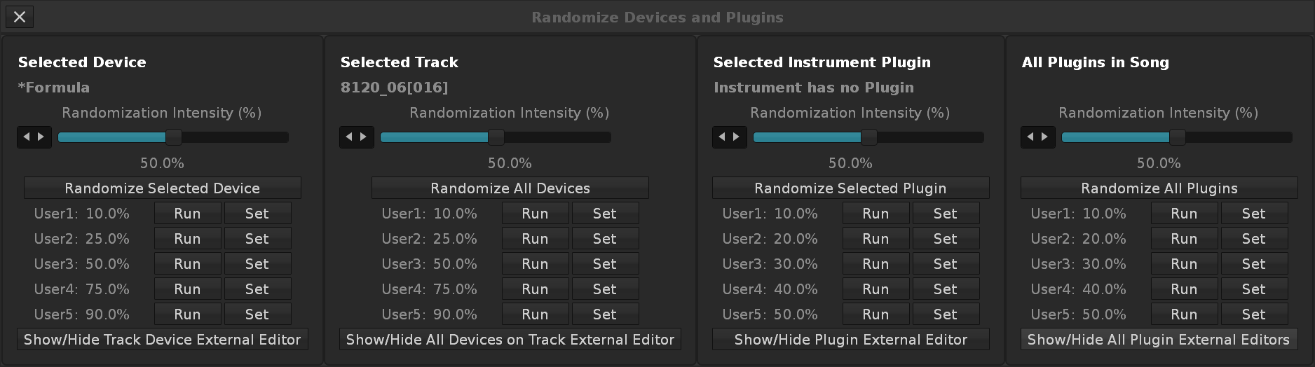 Randomize Plugins Devices