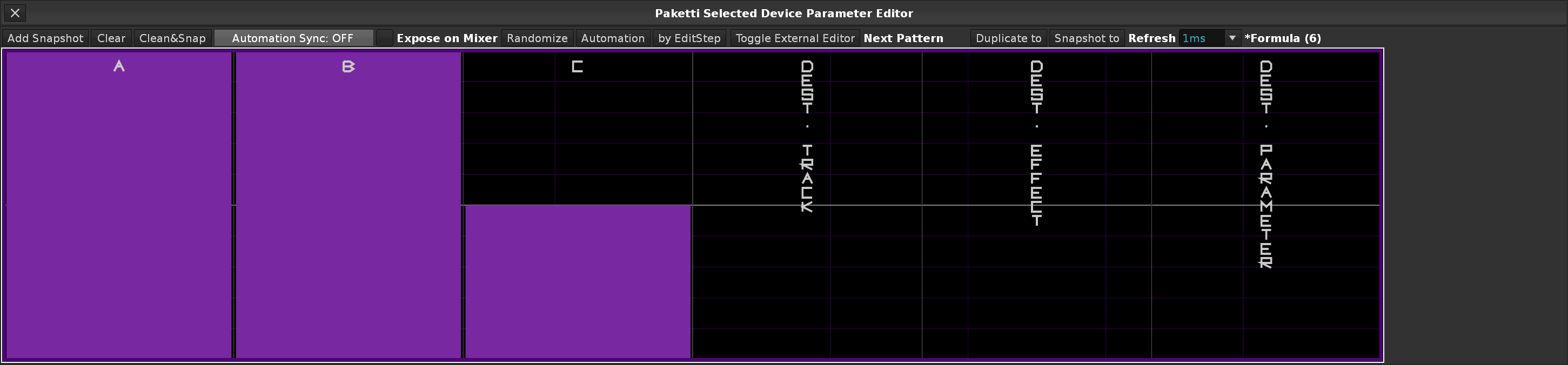 Paketti Device Parameter Editor