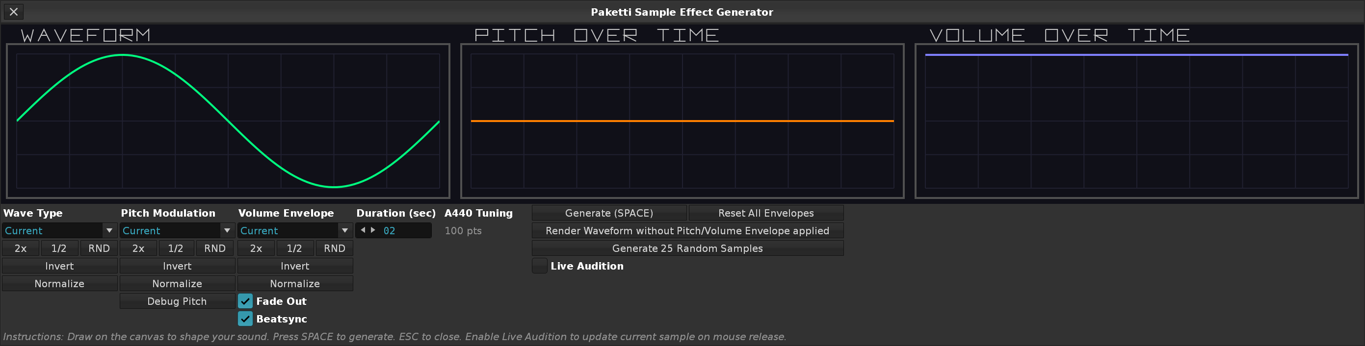 Sample Effect Generator