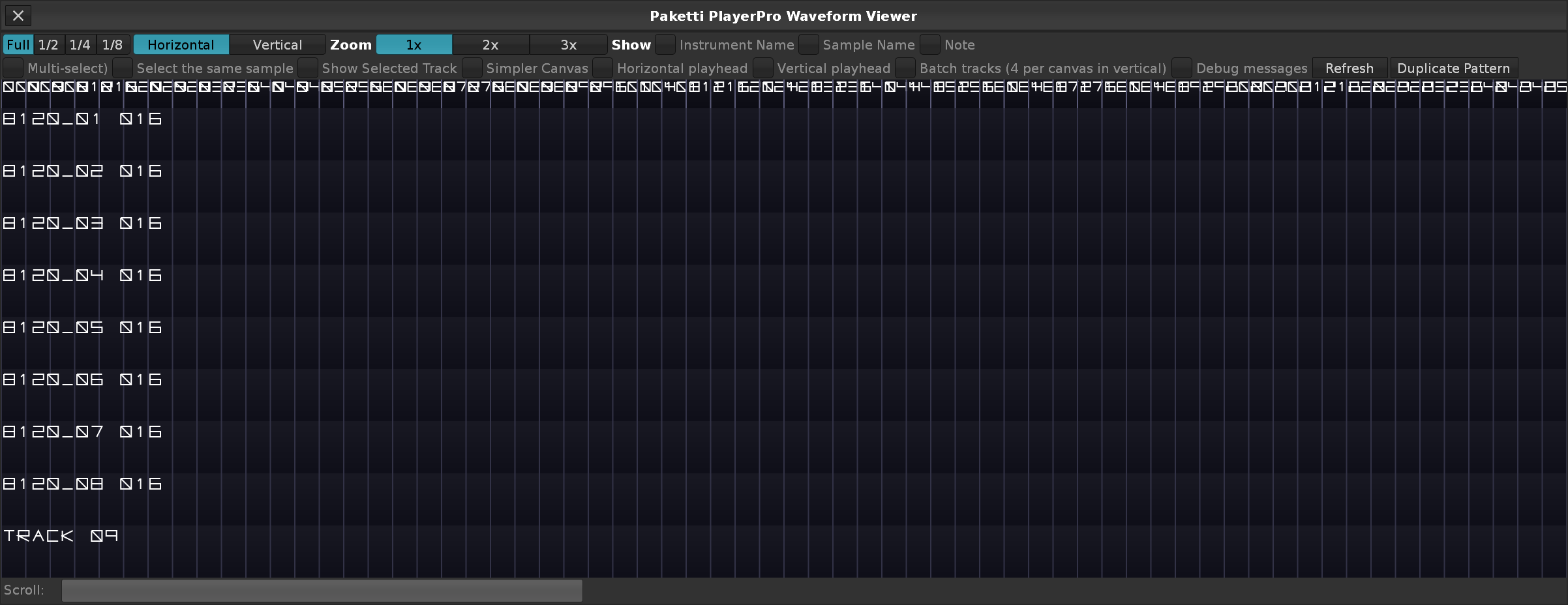 PlayerPro Waveform Viewer