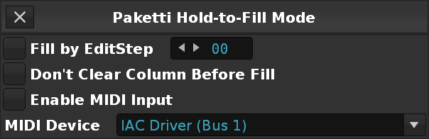Hold To Fill