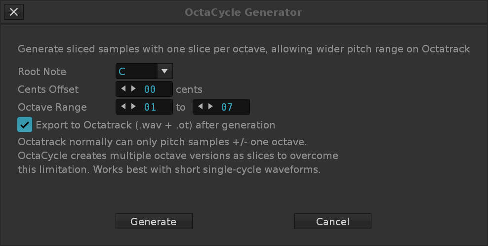 OctaCycle Generator