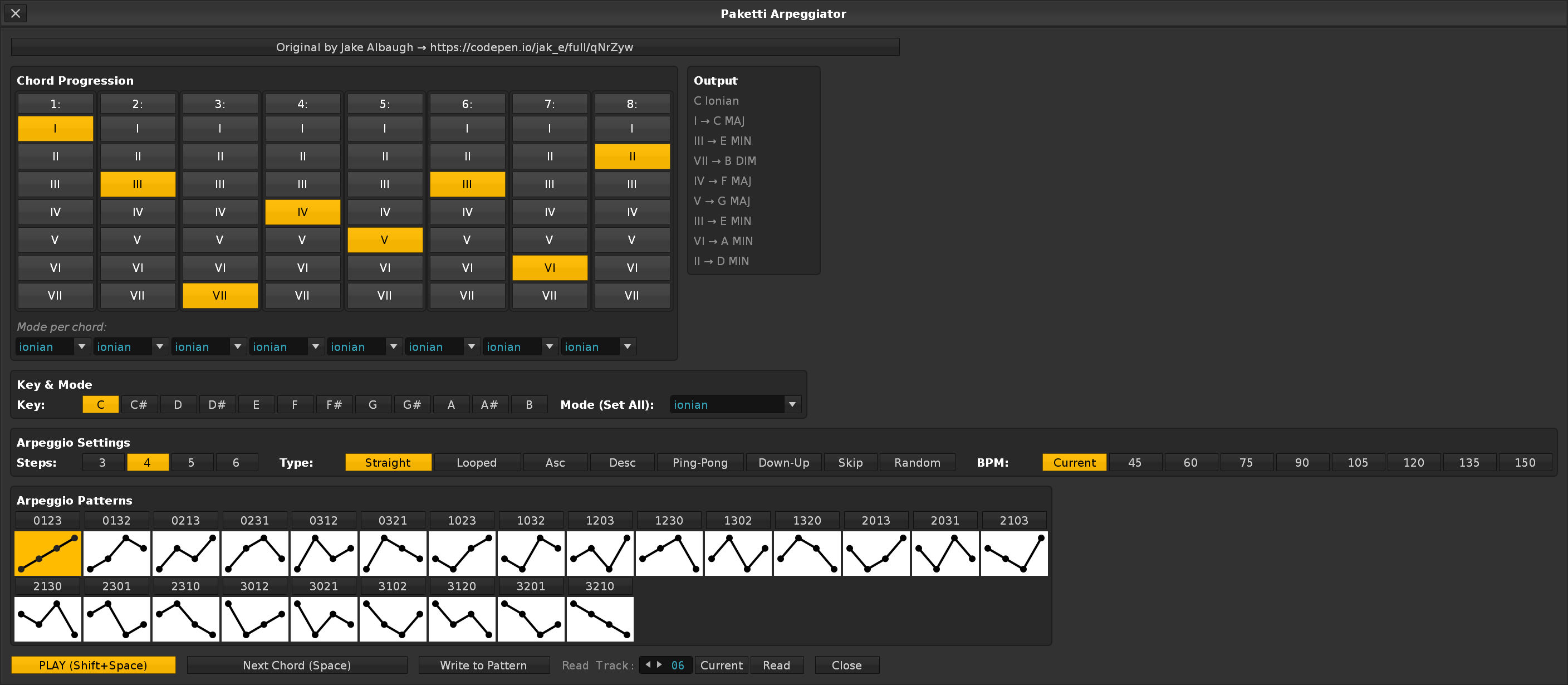 Paketti Arpeggiator
