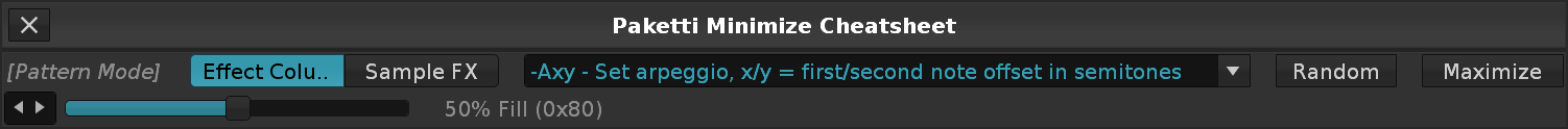 Paketti Minimize Cheatsheet