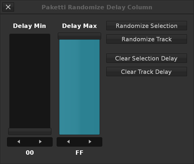 Paketti Randomize Delay Column