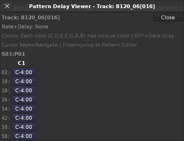 Pattern Delay Viewer
