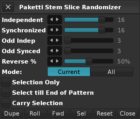 Stem Slice Randomizer